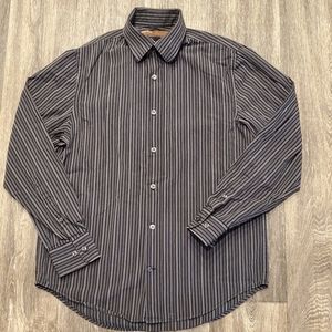 Perry Ellis Men's Long Sleeve Button Up Shirt